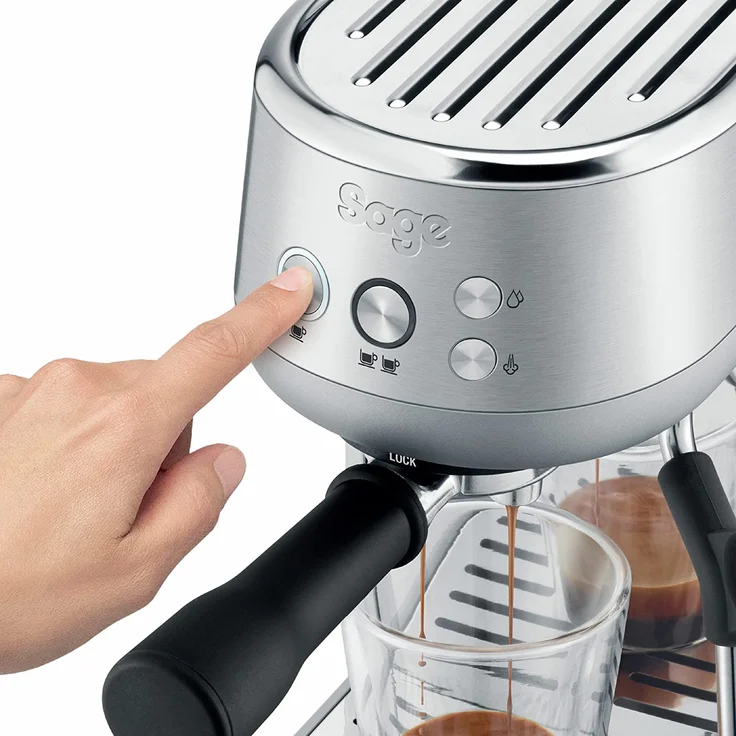 Sage SES450 the Bambino Siebträgermaschine Espressomaschine brushed stainless steel – Bild 3