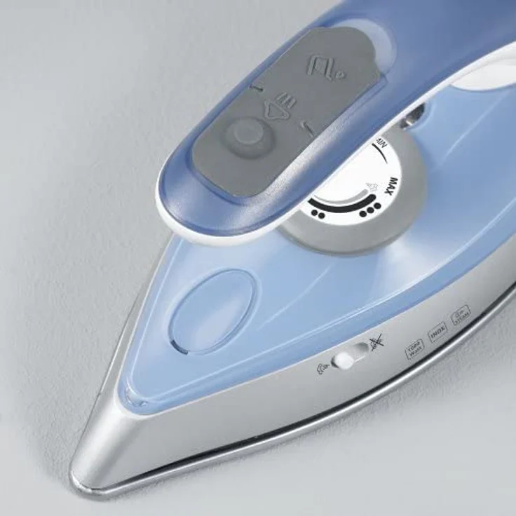 Severin BA 3234 Reise-Dampfbügeleisen, 1000 W, Silber-Blau – Bild 3