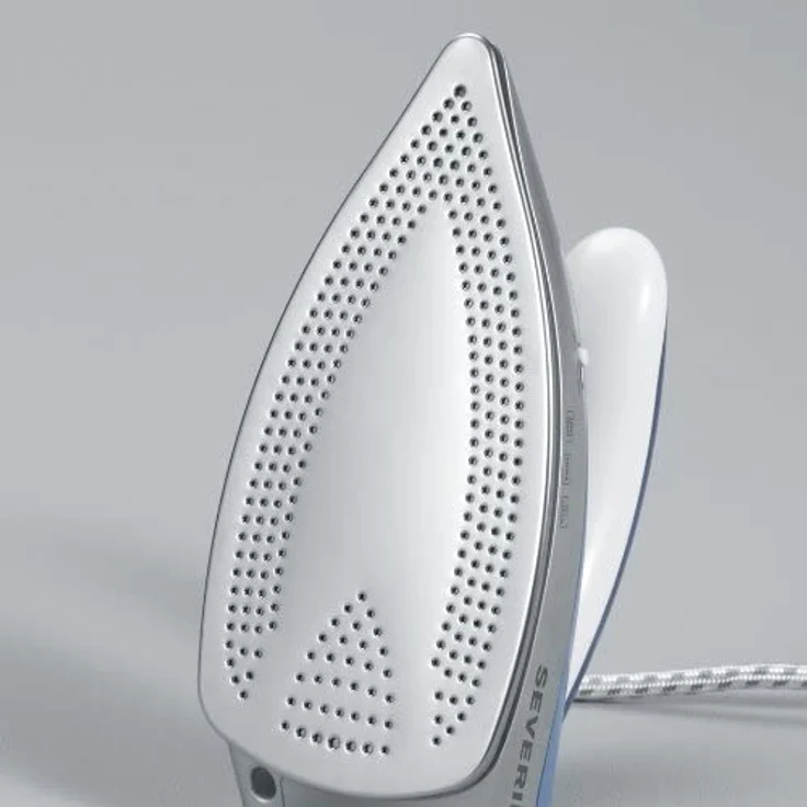 Severin BA 3234 Reise-Dampfbügeleisen, 1000 W, Silber-Blau – Bild 2