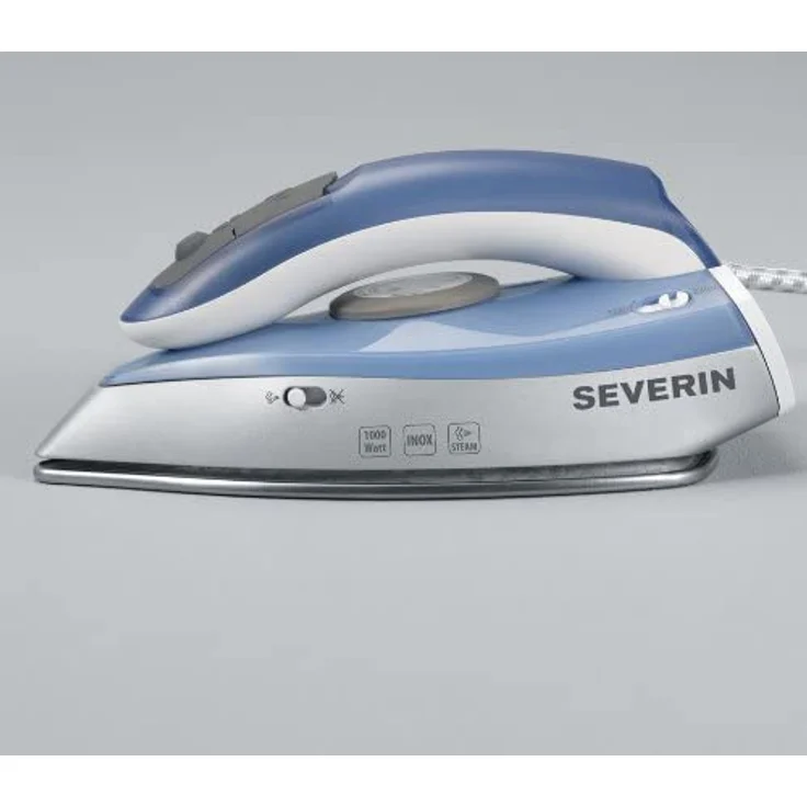 Severin BA 3234 Reise-Dampfbügeleisen, 1000 W, Silber-Blau – Bild 5