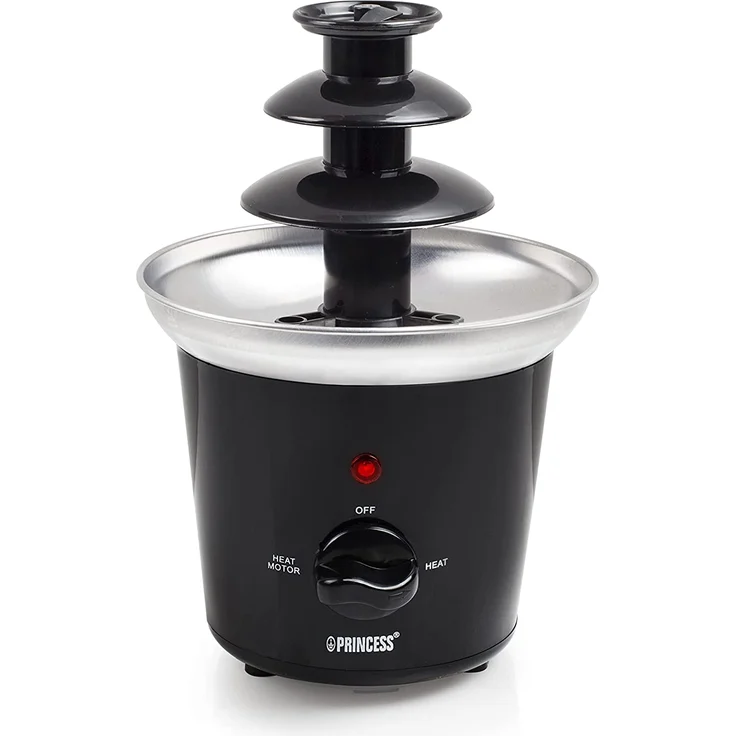 Princess 292994 Schokoladenbrunnen für jede Schokolade und Karamell mit Schmelz- und Fließfunktion, 32 Watt, 0,95 m Kabelzuleitung – Bild 5