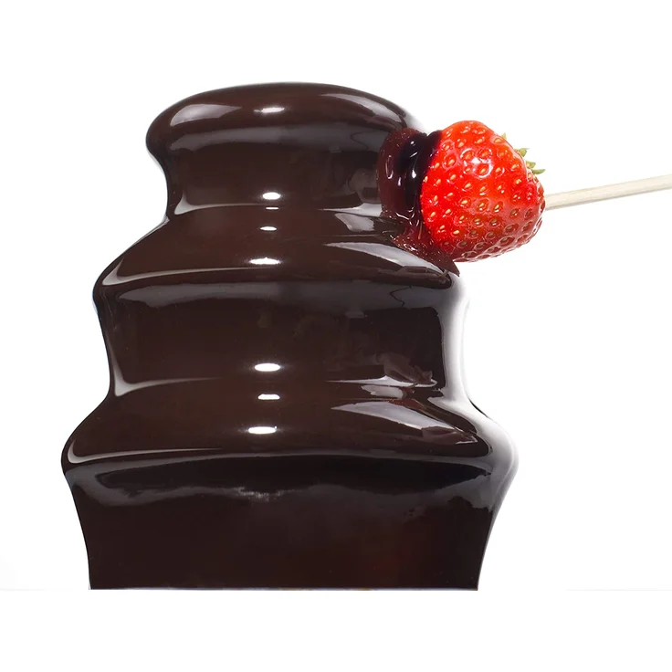 Princess 292994 Schokoladenbrunnen für jede Schokolade und Karamell mit Schmelz- und Fließfunktion, 32 Watt, 0,95 m Kabelzuleitung – Bild 2