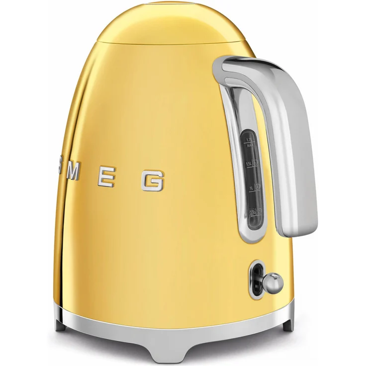 Smeg KLF03GOEU Edelstahl-Wasserkocher, 2400W, 1,7L Volumen, gold – Bild 2