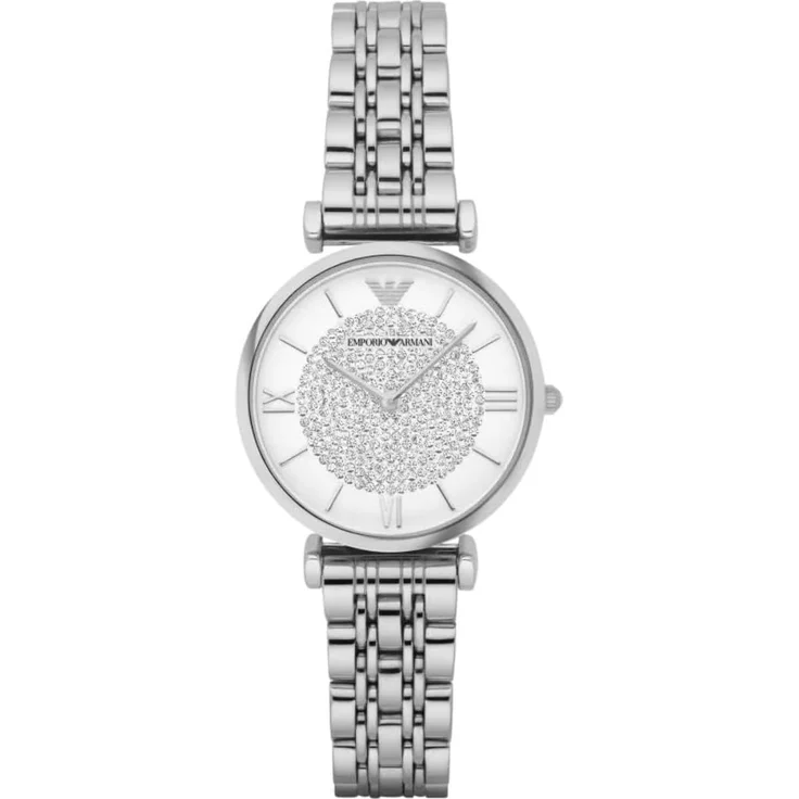 Emporio Armani Damen Analog Quarz Uhr mit Edelstahl Armband AR1925 – Bild 1