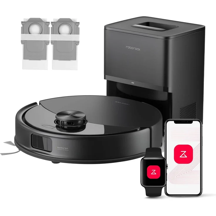 Roborock Q10 S5+ Saugroboter mit Wischfunktion, 10.000 Pa Saugkraft, Auto Lifting Mopping, Dual Anti-Tangle System, selbstentleerend