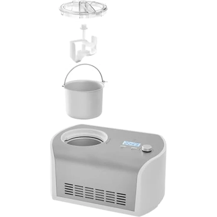 Springlane Eismaschine mit Kompressor inkl. Rezeptheft, 1,2 l, 135 W, Elli – Bild 5