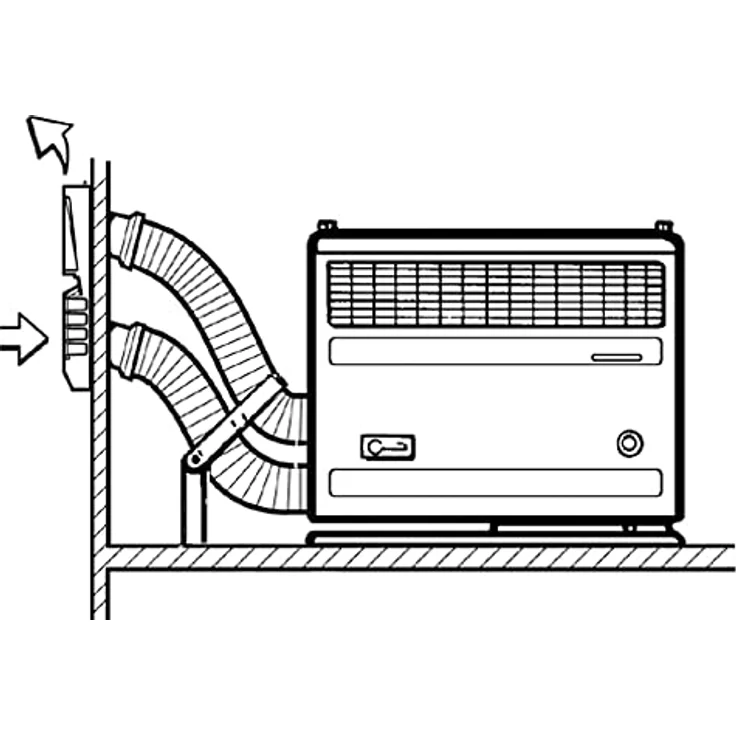 Truma Trumatic S 2200, Elektronische Gasheizung für Wohnwagen, 1850 W, linksausgang, titan – Bild 2