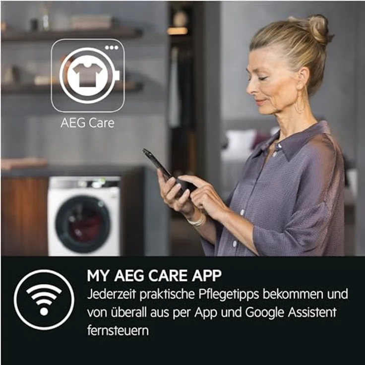 AEG LWR8WI7680 / Einbauwaschtrockner / Serie 8000 mit PowerCare / 8 kg Waschen / 4 kg Trocknen / D / energiesparend / Mengenautomatik / Nachlegefunktion / ProSteam - Auffrischfunktion / 1600 U/min – Bild 2