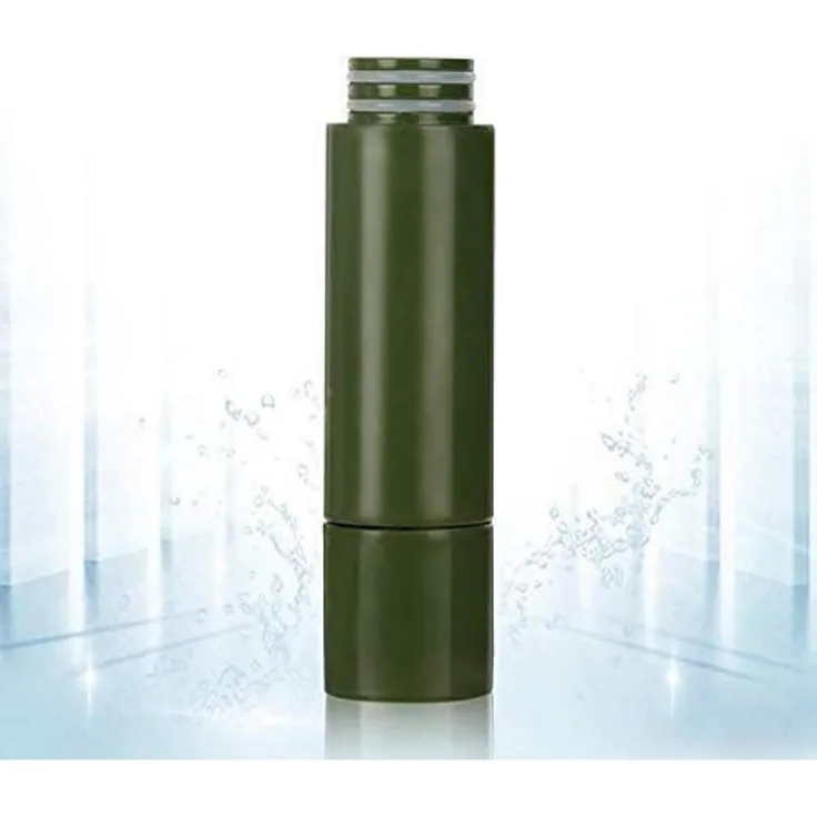 Purewell Wasserfilterpumpe 4-stufig, 3000 l Kapazität, 1400 ml/min, kompakt und rutschfest für Camping & Outdoor