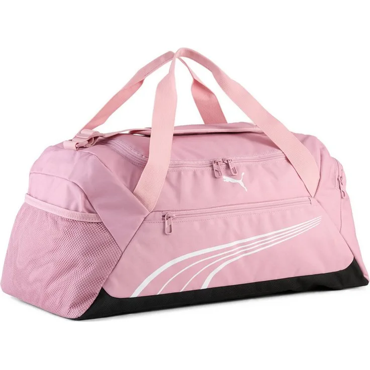 PUMA FUNDAMENTAL SMALL SPORTS BAG, vielseitige Sporttasche mit Schuhtasche und verstellbarem Schulterriemen, aus 50% recycelten Materialien