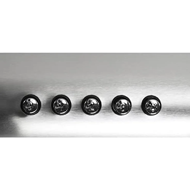 4BIG.fun Dunstabzugshaube + Aktivkohlefilter Abzugshaube Dunst Unterbauhaube 60 cm breit Silber Edelstahl LED-Beleuchtung [Energieklasse C] – Bild 5
