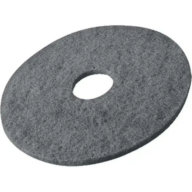 Vileda Superpad Bodenscheiben - Ø 410 mm - Grau | Packung (5 Stück) - Professionelle DynaCross Superpads für effiziente Bodenpflege