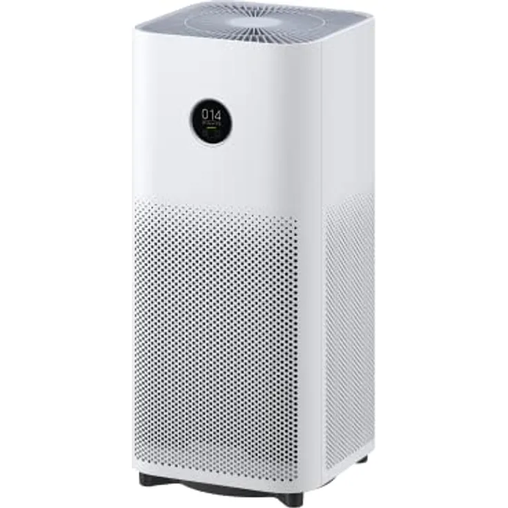Xiaomi Smart Air Purifier 4 DE Luftreiniger, beseitigt bis zu 99,97% Tierhaare, Pollen, Staub, Viren & Aerosole, PCADR 400m³/h, FCADR 150m³/h, optimal für 48m², Touch Display, App- & Sprachsteuerung