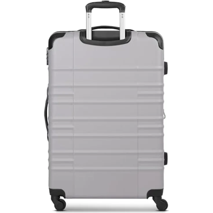 Wenger Amplar Evo 4 Rollen Trolley L 75 cm, grau, mit Dehnfalte, 100% ABS, praktisch und geräumig – Bild 2