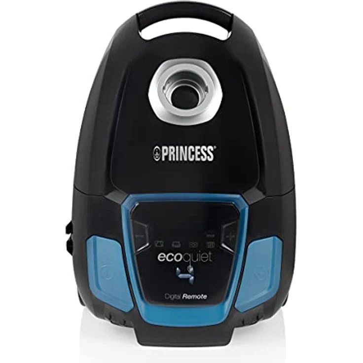 Princess EcoQuiet Staubsauger mit Beutel, fernbedienfunktion, extrem leise (62 dB), mit starker Saugleistung, 9 M Kabelzuleitung, 450W, 335010 – Bild 6