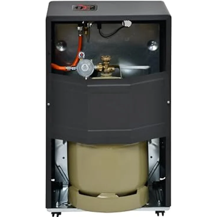 Firefix Heizgerät Gas-Heizofen 4200 ECO, 5 Heizstufen, Propan-Butan, Schwarz – Bild 4