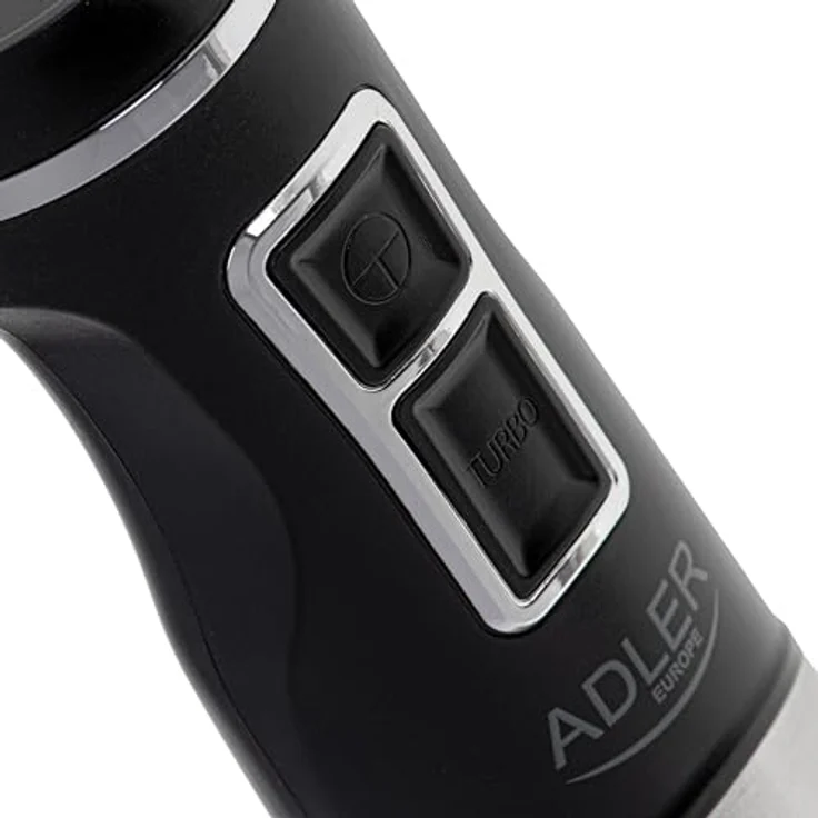 Adler Stabmixer AD 4628 Stabmixer mit Turbo- und Ice-Crushing-Funktion, schwarz und silber – Bild 6