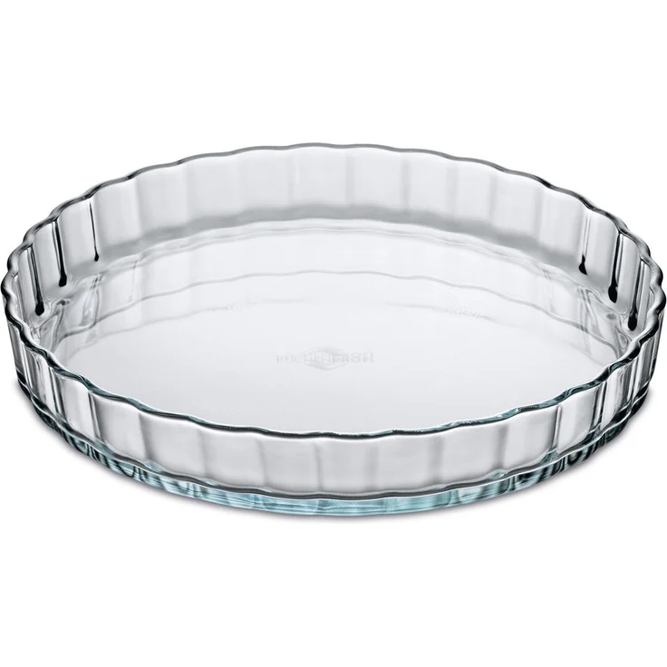 Küchenprofi Tarteform, Hitzebeständig und ofenfest, Borosilikatglas, 28 cm, Elsass, Transparent – Bild 1