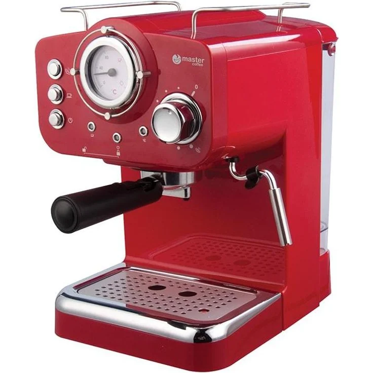 Master Manuelle Kaffeemaschine MC503RED, Siebträgermaschine, Rot