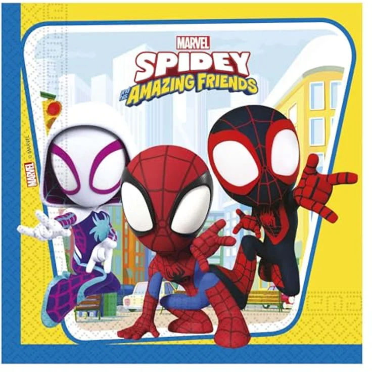 Procos Spidey & Seine Super Freunde 20 Servietten | Spiderman – Bild 1