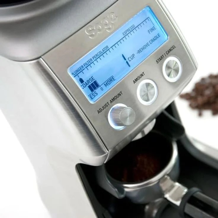 Sage Kaffeemühle The Smart Grinder Pro, SCG820BSS4EEU1, 165 W, Kegelmahlwerk, 450 g Bohnenbehälter, Edelstahl – Bild 4