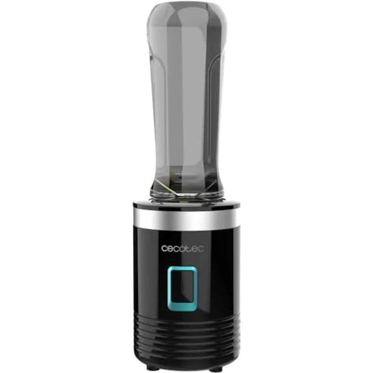 Cecotec Power Titanium 300 EasyGo, Tragbarer Einzelstandmixer mit 350W, 4 Klingen mit schwarzer Titanbeschichtung, inklusive 2 tragbaren Bechern und 2 Kühlröhren – Bild 2