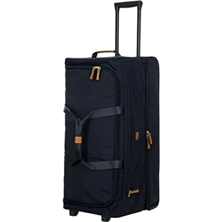 Brics, Koffer, Bric's Reisetasche mit Rollen X-Travel 42522, Blau, (100 l, XL) - Recyceltes Nylon, Feine Lederdetails, Umweltfreundlich und mit italienischem Flair – Bild 7
