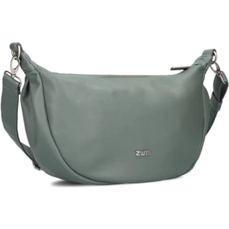 Zwei Umhängetasche M70 Half-Moon Bag, grün, mit sanft geschwungenen Linien – Bild 1