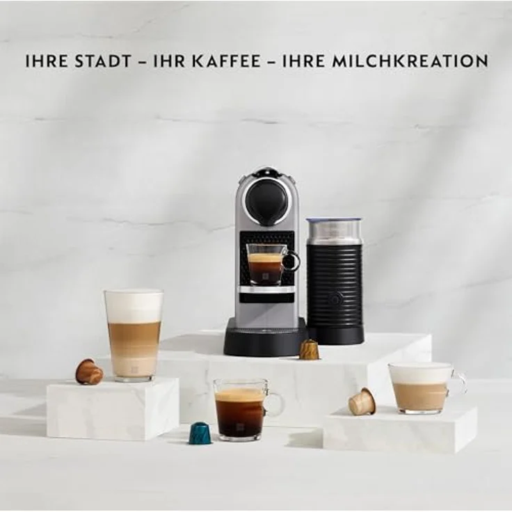 Krups XN7615 Nespresso Citiz&Milk Kaffeekapselmaschine (1260 Watt, Wassertankkapazität: 1l, Pumpendruck: 19 Bar) rot mit Milchaufschäumer – Bild 5