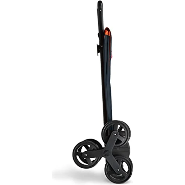 Gimi Tris Einkaufstrolley, wasserabweisende Tasche, 3-Rad-System, Fassungsvermögen: 52 Liter, Höchstlast : 30kg, Rahmen: Stahl/Kunststoff, Einkaufstasche: Polyester, Farbe Anthrazit, Eco-Verpackung – Bild 5