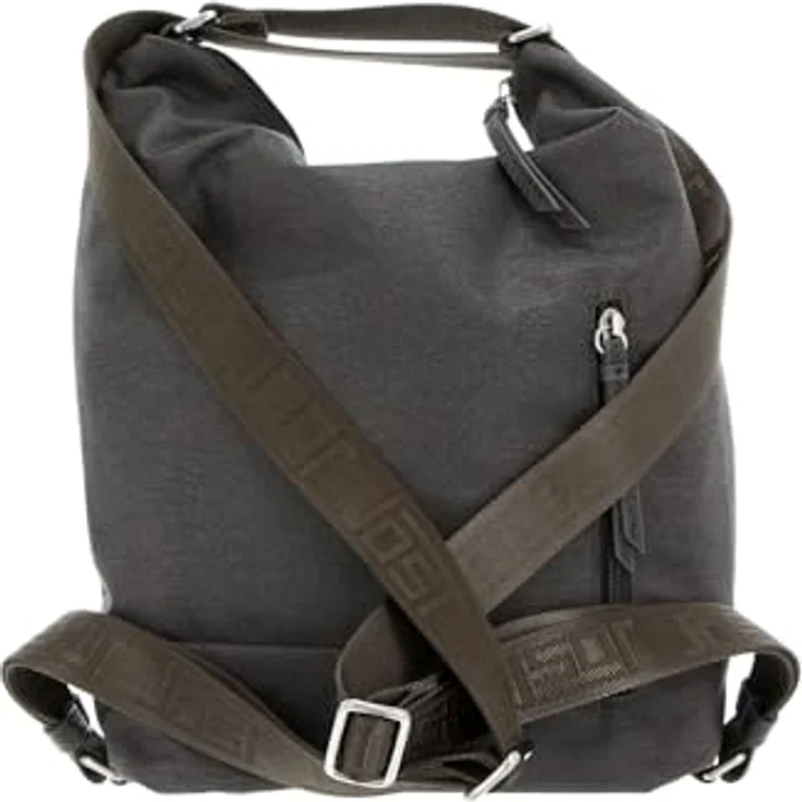 Jost Bergen Umhängetasche 26 cm, wandelbare 2in1 Rucksack-Tasche aus pflegeleichtem Polyester, grau – Bild 5