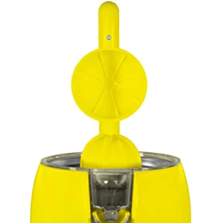 Unold 78132 Power Juicy Yellow Zitruspresse, 300W, zwei unterschiedlich große Kegel, Kunststoff, Edelstahl, gelb – Bild 4