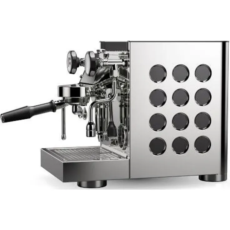 Rocket Appartamento TCA Edelstahl-Schwarz, Siebträgermaschine