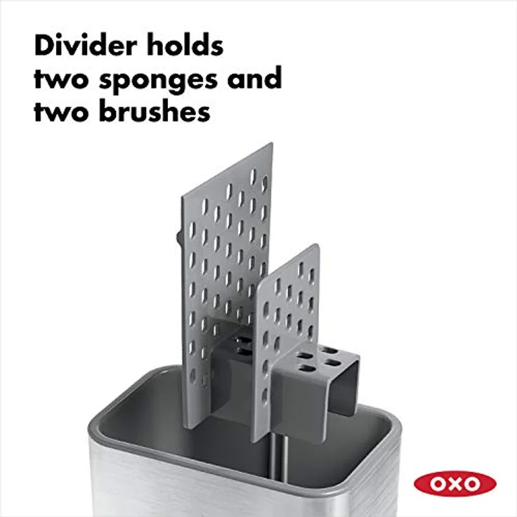 OXO Good Grips Utensilienhalter für die Spüle, edelstahl – Bild 3