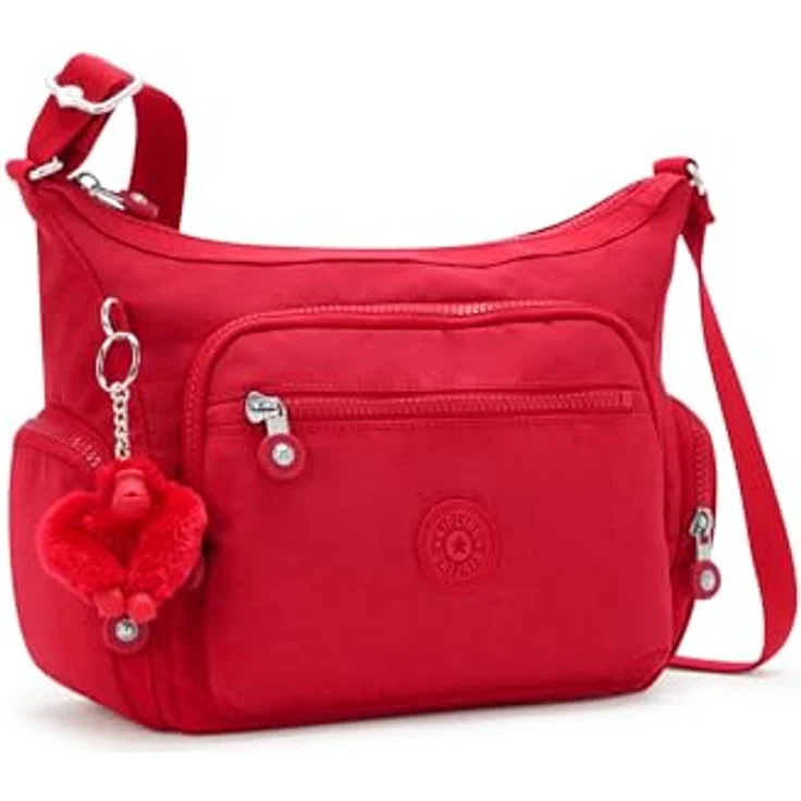 KIPLING Umhängetasche GABBIE S, Rot mit vielen Fächern – Bild 5