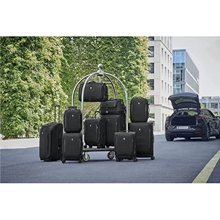 Victorinox Crosslight 2 Rollen Trolley, 75 cm, schwarz, 100% Polyester, kompakt und leicht – Bild 9