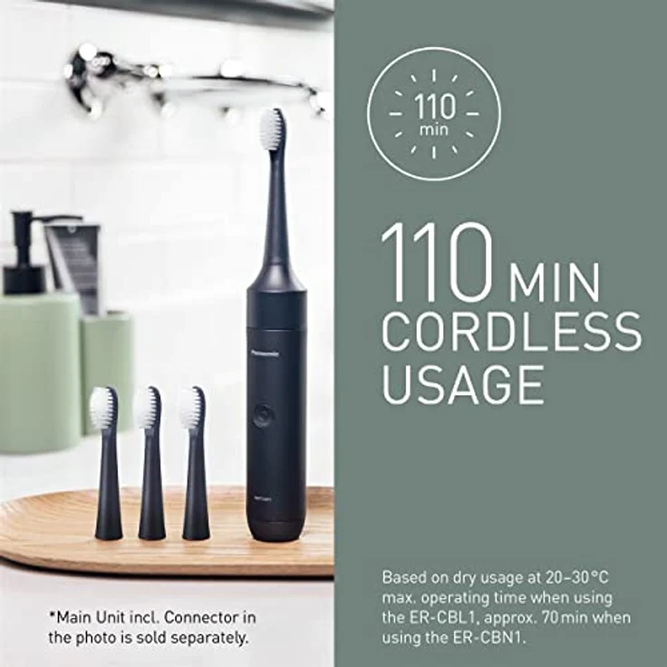 Panasonic ER-6CT02A303 Zubehörset mit elektrischem Zahnbürstenkopf, kompatibel mit dem MULTISHAPE System – Bild 4