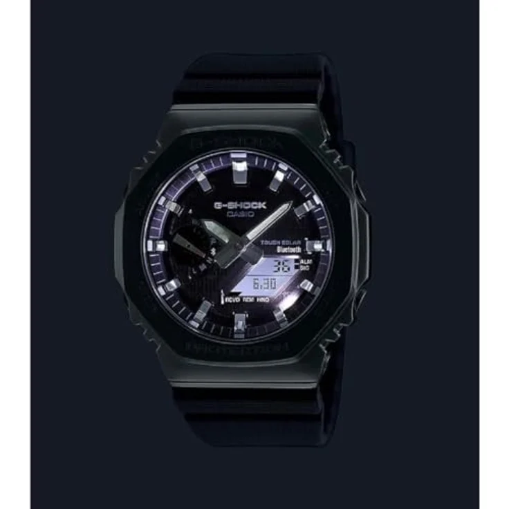Casio Watch GBM-2100-1AER, Smart Analog-Digital-Uhr mit Bluetooth und Solarbetrieb, Schwarz – Bild 5