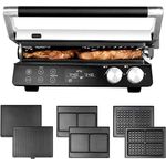 Gastroback Kontaktgrill Gourmet Multigrill BBQ Pro Smart, LCD-Display & Drehregler, 2400 W, schwarz