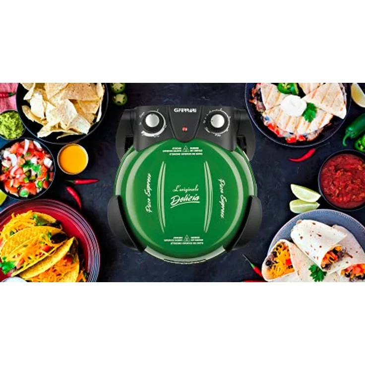 G3Ferrari G 1000603 Delizia Green EVO Pizzamaker, 1200W, Timer, grün – Bild 6