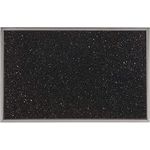 Granitfeld Galaxy Star Einbau in die Arbeitsplatte Edelstahlrahmen Edelstahlwanne Schneideplatte