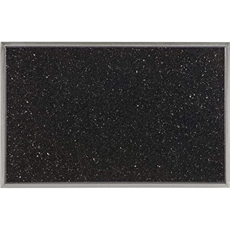 Granitfeld Galaxy Star Einbau in die Arbeitsplatte Edelstahlrahmen Edelstahlwanne Schneideplatte – Bild 1