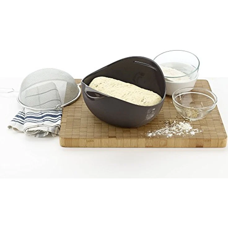 Lékué Bread Maker, Brotbackschale Brot Silikon braun Wiegen Backen, 600 ml – Bild 4