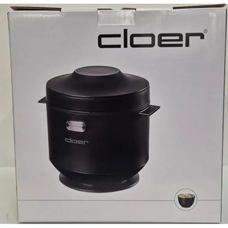 Cloer 6830 Reiskocher, 1 l mit Dampfaufsatz, 7-Phasen-Technologie, Warmhaltefunktion bis 24 h, spülmaschinengeeignet, 350 W – Bild 2