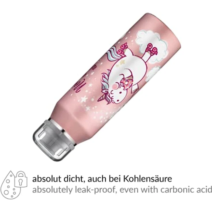 alfi isoBottle Isolier-Trinkflasche, Edelstahl, Rosa, 500ml – Bild 4