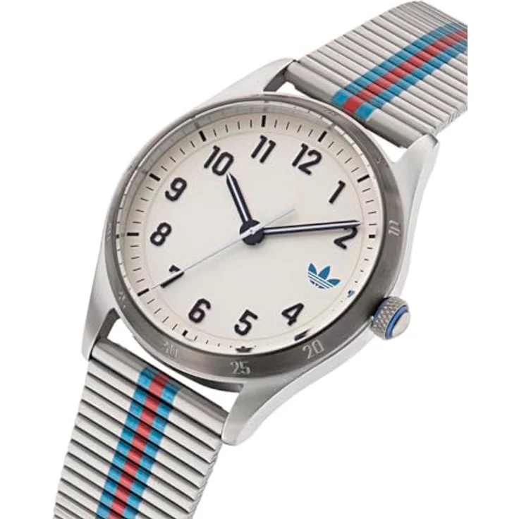 adidas Originals Quarzuhr CODE FOUR AOSY235312I, Unisex Armbanduhr mit analogem Ziffernblatt und Edelstahlarmband – Bild 5