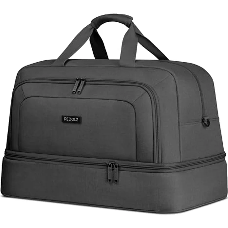 Redolz Essentials 12 Weekender-Reisetasche 50 cm mit Bodenfach aufsteckbar black – Bild 2