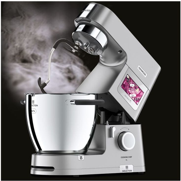 Kenwood KCL95.004SI Cooking Chef XL Küchenmaschine, 1500W, 6,7L Schüssel, silber, Serie: Titanium Chef XL – Bild 3