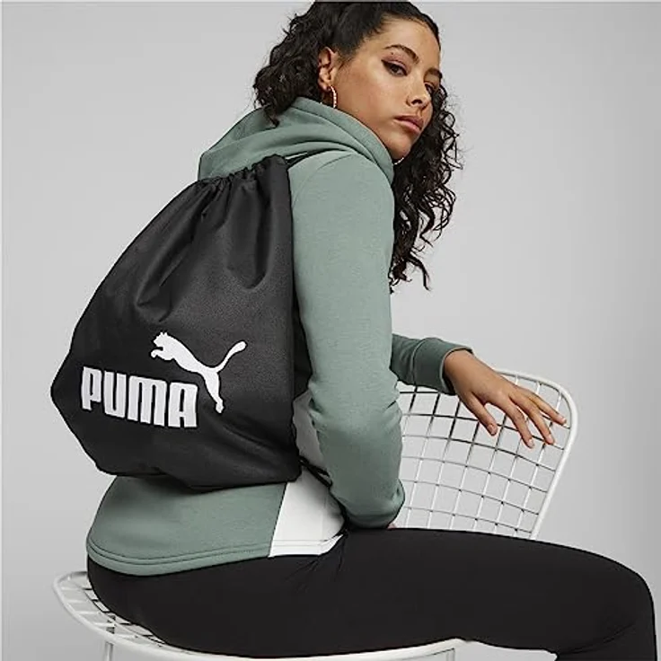 PUMA Phase Gym Sack, Sporttasche aus mindestens 30% recyceltem Material, robust und praktisch – Bild 3