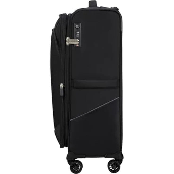American Tourister SUMMERRIDE BLACK SPINNER M EXP TSA, Koffer mit 360° Spinner-Rollen, schwarz – Bild 4